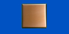 4 in. x 4 in. PVD Copper Tile #4 Brushed Finish Fiberock Backing