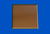 6 in. x 6 in. PVD Copper Tile #4 Brushed Finish Finish Hardboard Backing