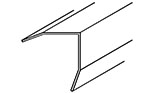 Angle Trim for Outside Corners with Beveled Legs 1" x 1"