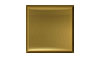 4 1/4 in. x 4 1/4 in. Stainless Steel Tile #4 Brushed Brass Finish Hardboard Backing