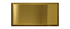 3 in. x 6 in. Stainless Steel Subway Tile #4 Brushed Brass Finish (Horizontal)