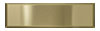 2 1/4 in. x 8 in. Stainless Steel Tile #4 Brushed Brass Finish (Horizontal)